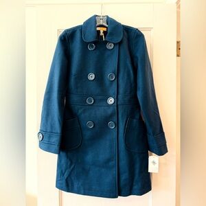 Nordstrom Tulle | Blue Coat with Polka Dot Lining M